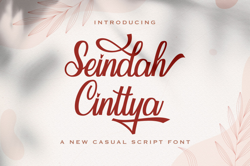 seindah-cinttya-casual-script-font