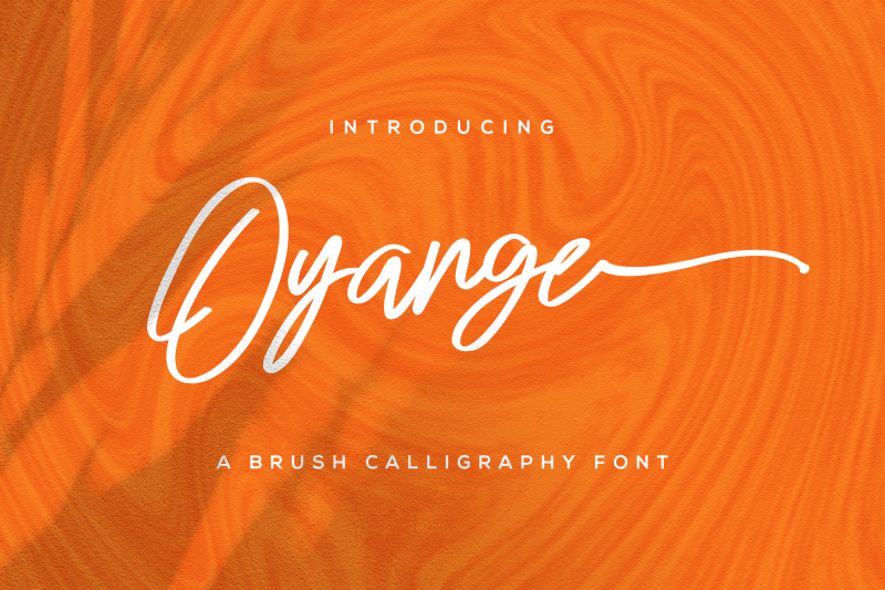 oyange-brush-calligraphy-font