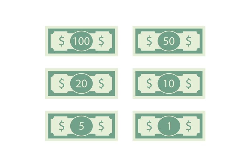 dollars-banknote-of-set-100-and-50-bill