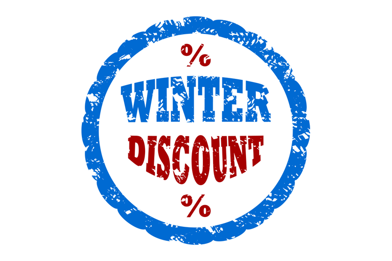 winter-discount-rubber-stamp-for-sellout-clearance