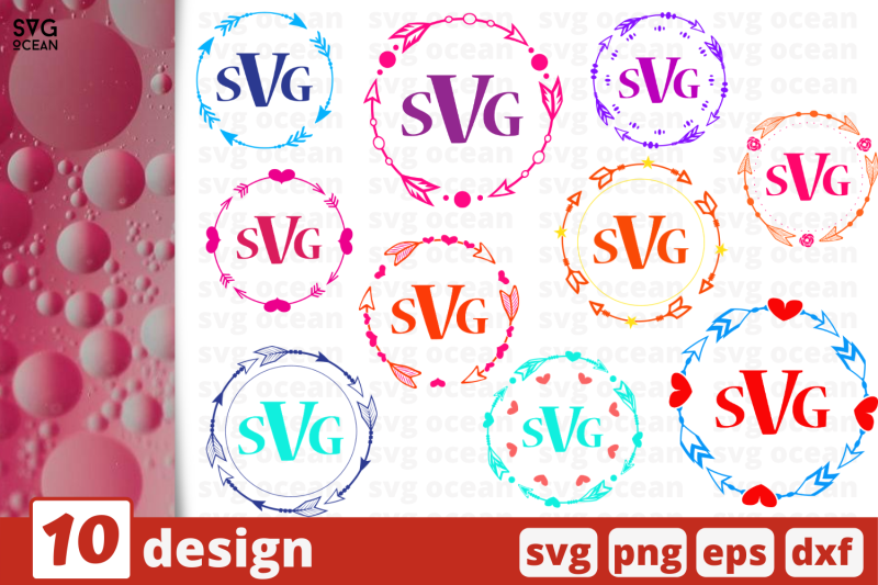 10-monogram-frames-arrow-cricut-svg