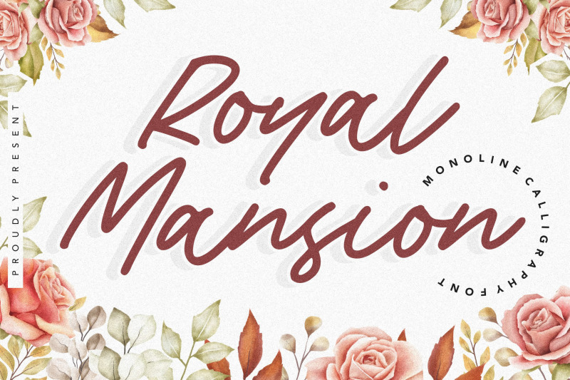 royal-mansion-monoline-calligraphy-font