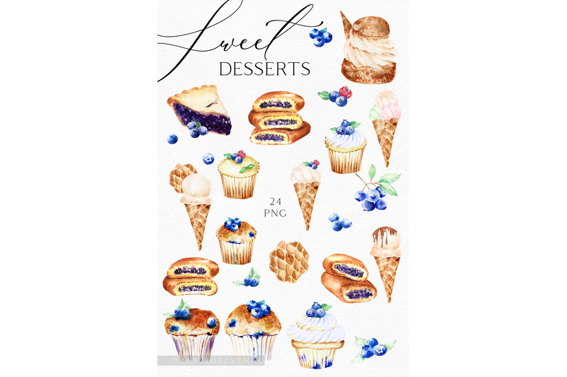 watercolor-bakery-sweet-clipart-ice-cream-clipart-cupcake-clipart