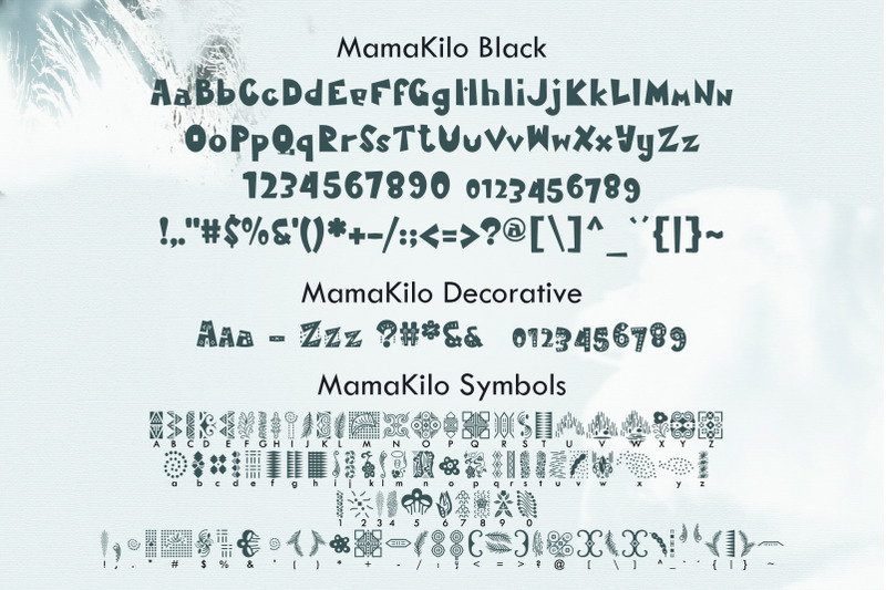mamakilo-tribal-font-family