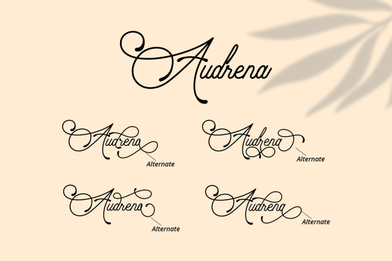 audrena-beautiful-monoline-font