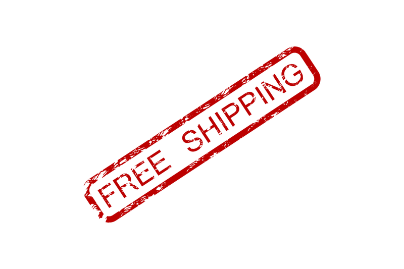 free-shipping-rubber-stamp-isolated-on-white