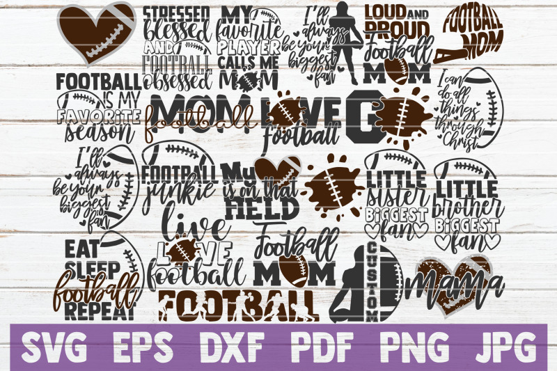 football-svg-bundle-football-mom-cut-files