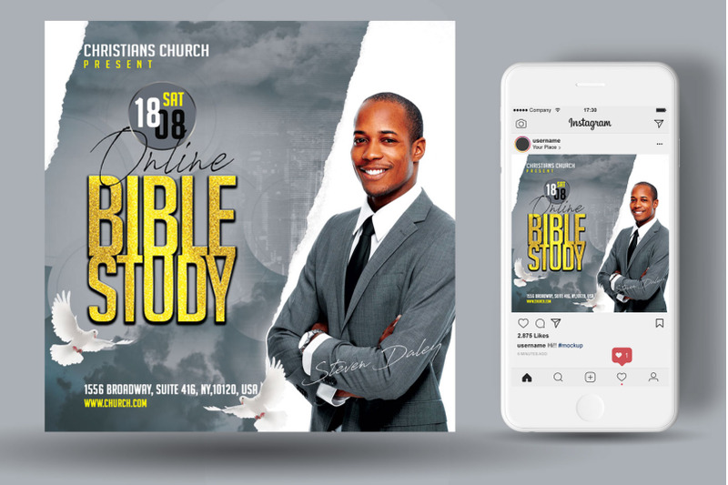 church-flyer-bible-study