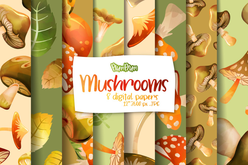 mushroom-digital-papers
