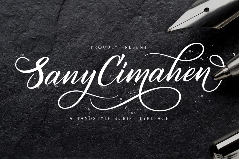 sany-cimahen-handwritten-font