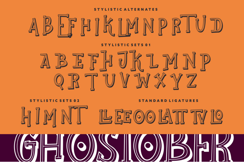 ghostober-halloween-layered-font