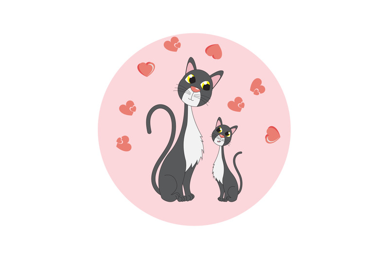 cute-cat-simple-vector-illustration