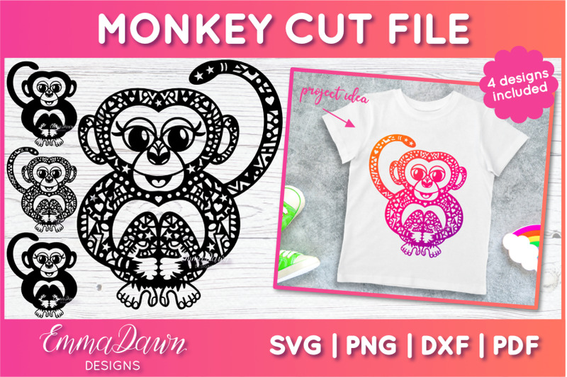 monkey-svg-zentangle-cut-file