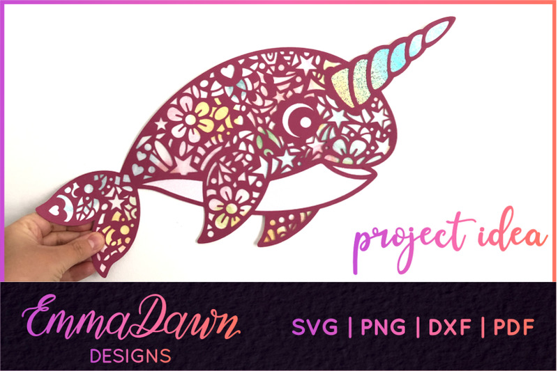 narwhal-svg-narwhal-zentangle-cut-file