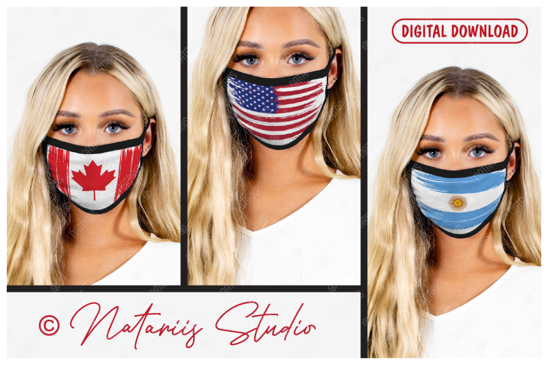 svg-bundle-9-various-countries-grunge-flags-for-face-mask
