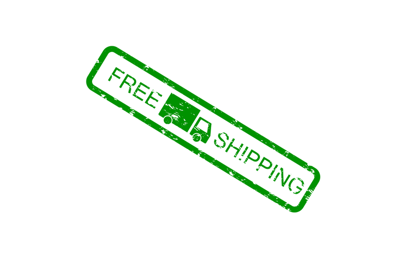 free-shipping-green-rubber-stamp-isolated-on-white