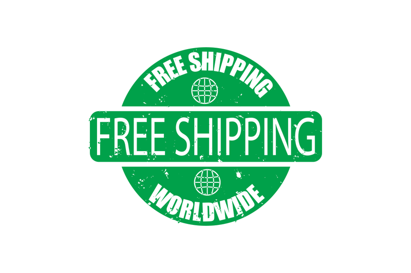 free-shipping-wordwide-rubber-green-stamp-isolated-on-white-background