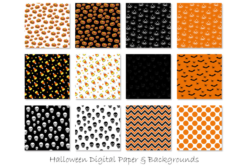 halloween-patterns-amp-digital-papers-orange-and-black