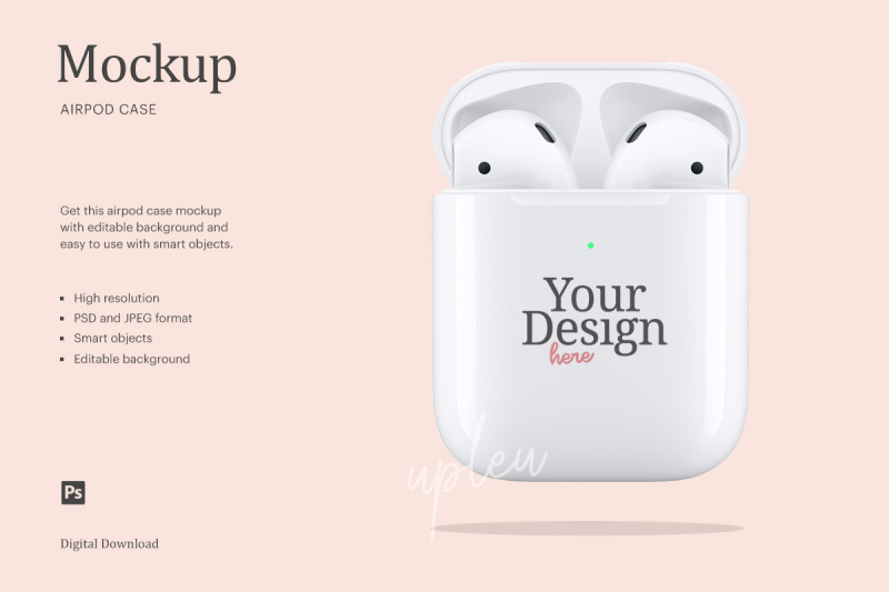 Download Airpod Case Sticker Mockup | Compatible With Affinity ...