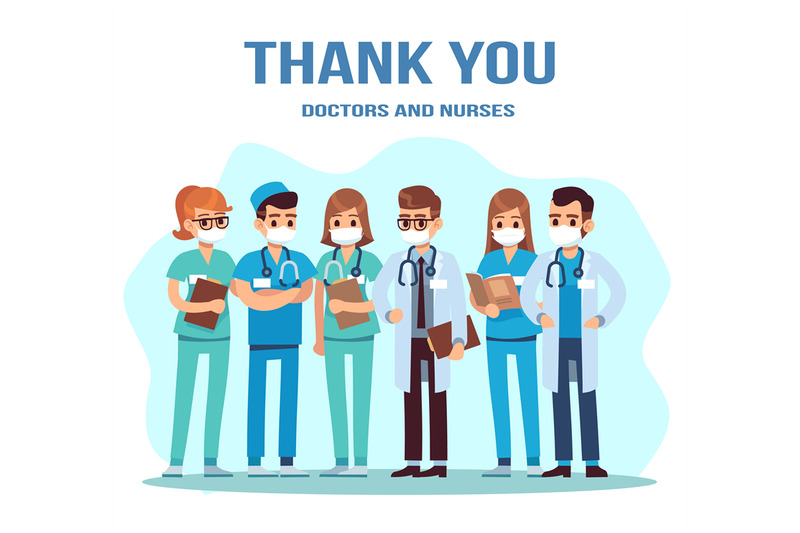 thank-you-doctor-and-nurse-team-of-young-doctors-for-fighting-the-cor