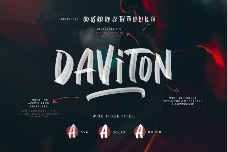 daviton-svg-freestyle-font