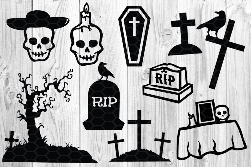 halloween-graveyard-silhouette-svg