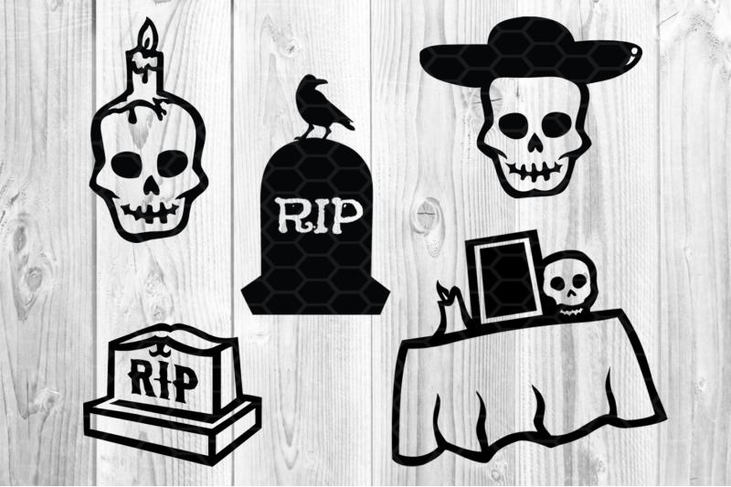 halloween-graveyard-silhouette-svg