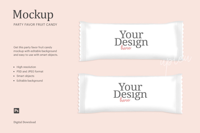 Download Candy Wrapper Mockup | Compatible With Affinity Designer By ariodsgn | TheHungryJPEG.com