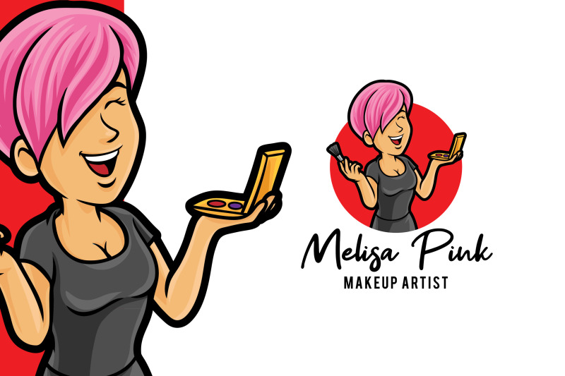 makeup-artist-logo-template