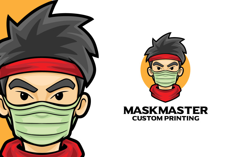 masker-hero-logo-template