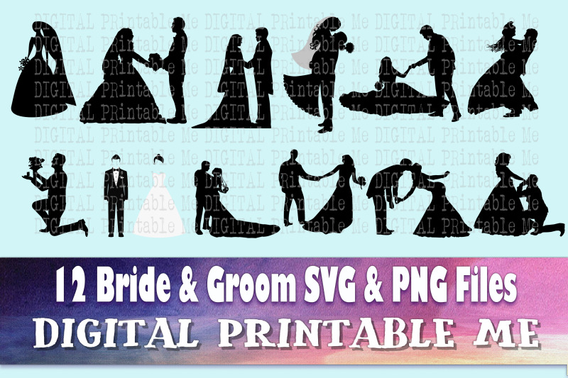 wedding-silhouette-bride-svg-bundle-png-groom-clip-art-pack-12-ima