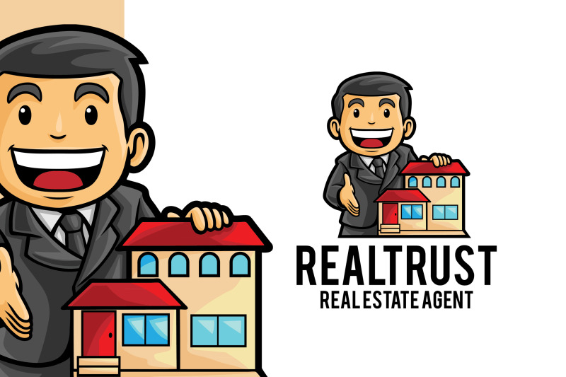 real-estate-agent-logo-template