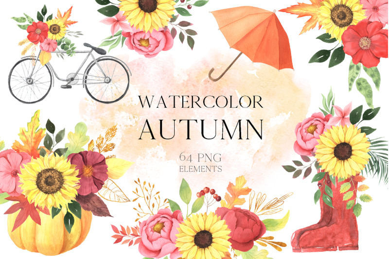 watercolor-fall-floral-clipart