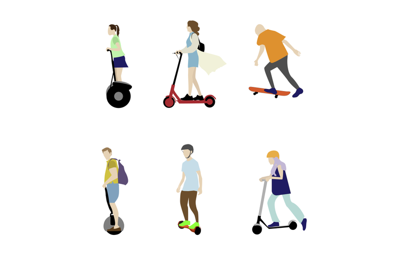 scooter-hoverboard-and-skate-individual-electric-transport