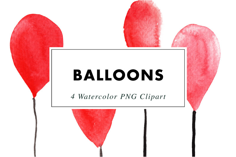 balloon-watercolor-paintings-clipart-png