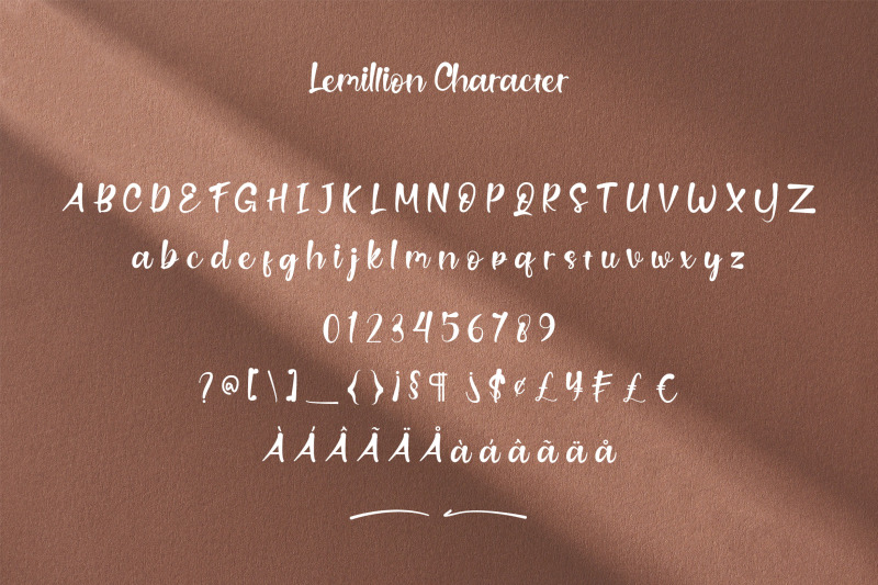 lemillion-bold-script