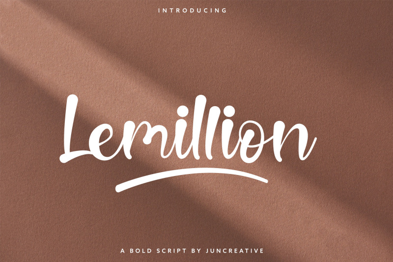 lemillion-bold-script