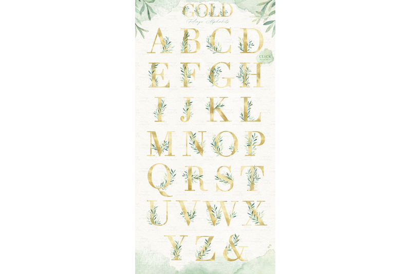 gold-amp-green-leaves-alphabets-clip-arts