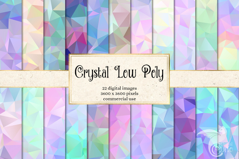 crystal-low-poly-digital-paper