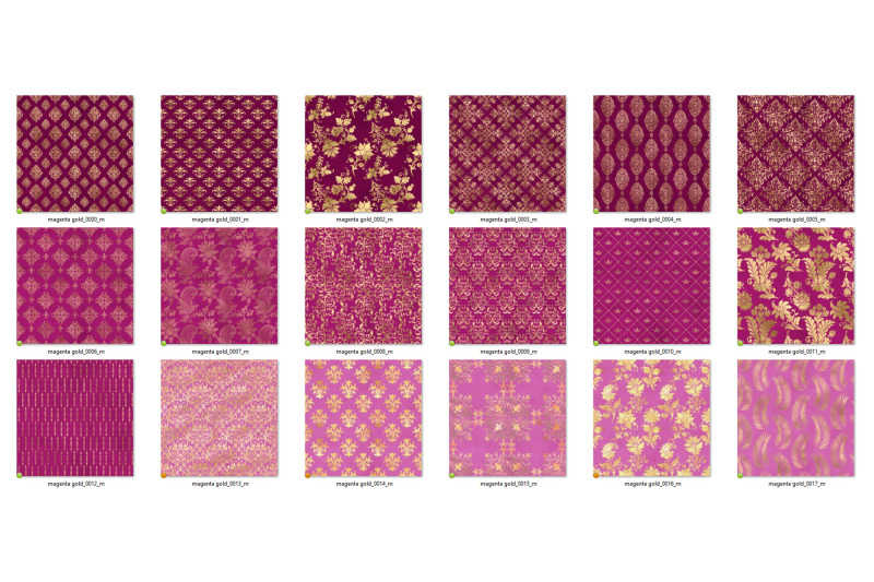 magenta-and-gold-digital-paper