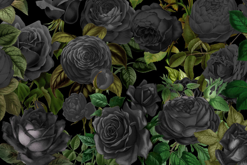 vintage-black-roses-clipart