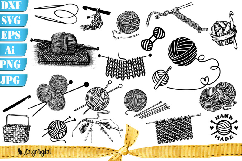 knitting-clipart-silhouettes