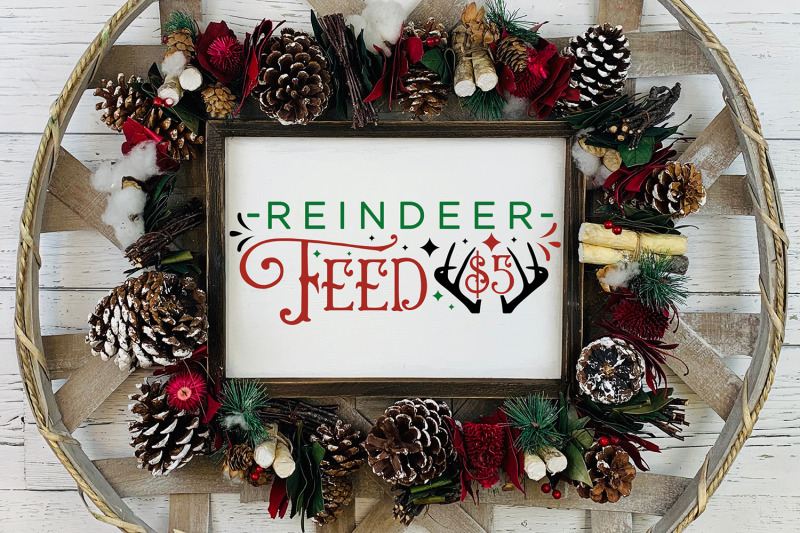 Reindeer Feed 5 Christmas Design Christmas Svg Dxf Png By Craftlabsvg Thehungryjpeg Com