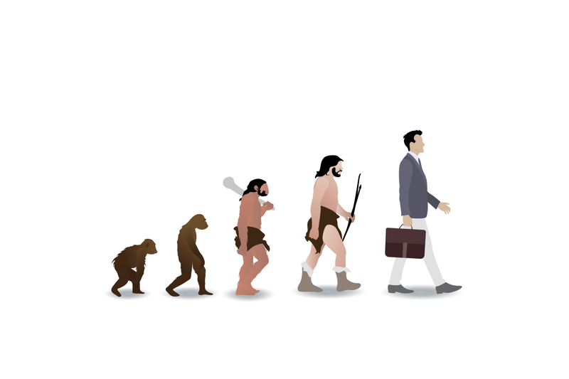human-evolution-from-ape-to-businessman-vector-monkey-and-prehistoric