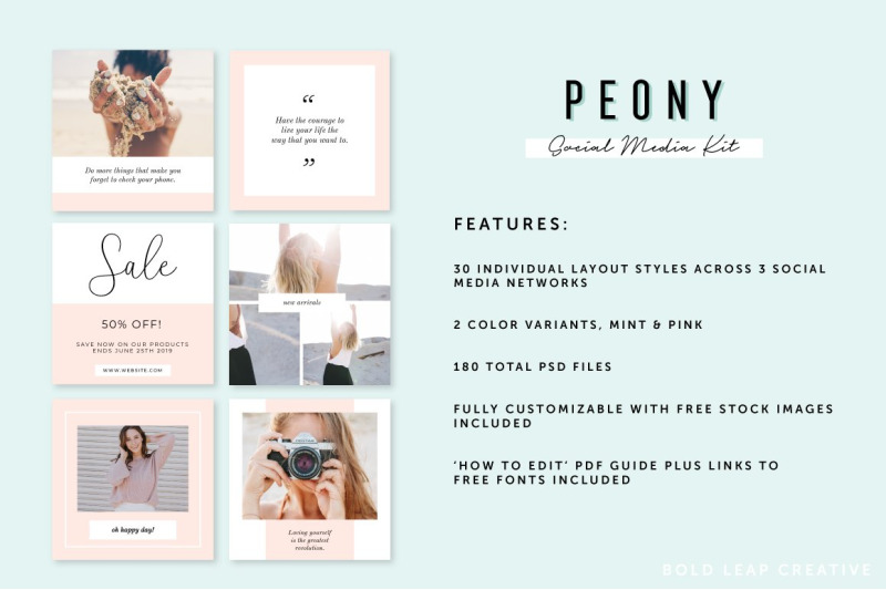 peony-social-media-kit