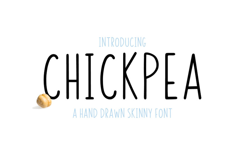chickpea-all-caps-skinny-font