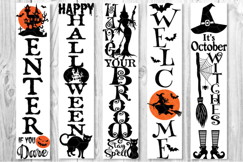 Halloween Home Porch Sign Svg V 1 By Mandala Creator Thehungryjpeg Com