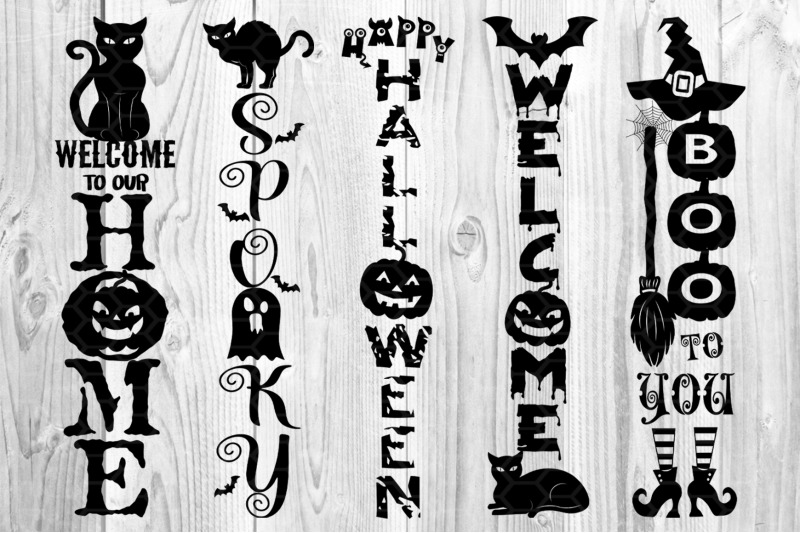 Halloween Home Porch Sign Svg V 2 By Mandala Creator Thehungryjpeg Com