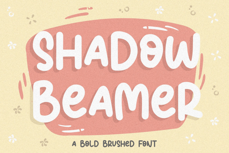 shadow-beamer-bold-brushed-font