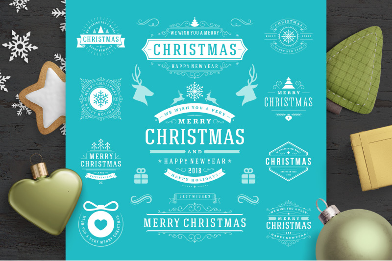 christmas-30-labels-and-badges